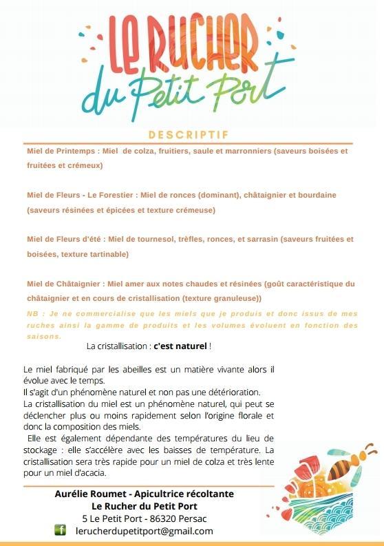 Descriptif des miels lrpp pdf page 2