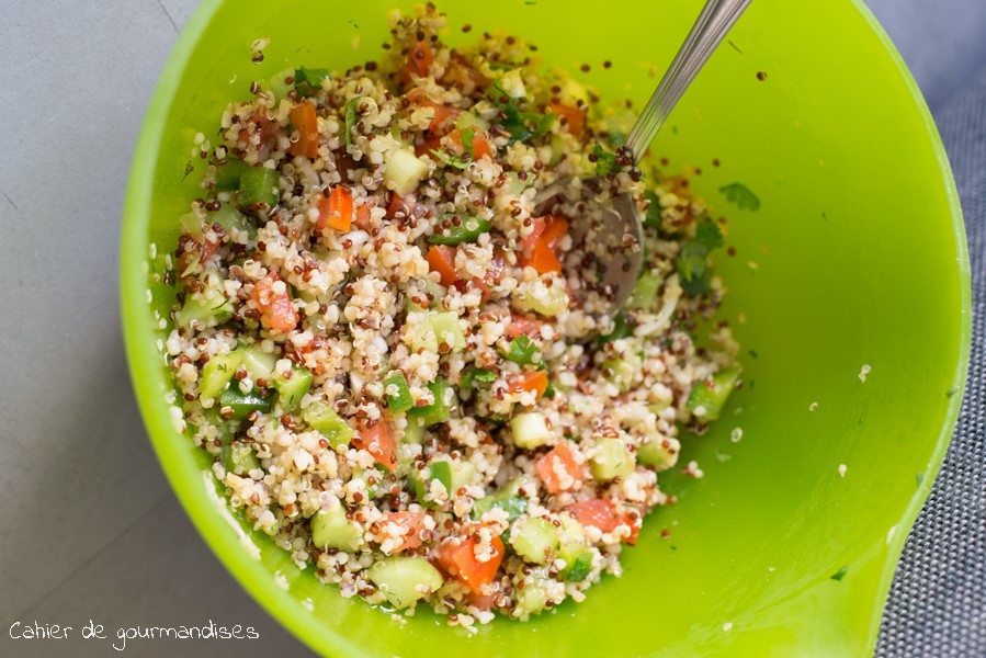 Salade quinoa taboule 1